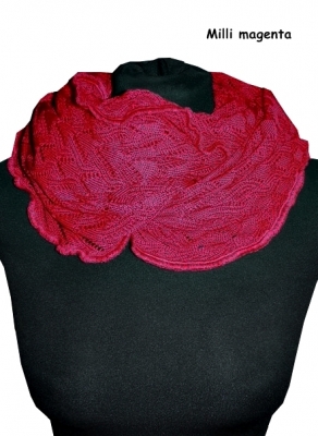 Invero Drehschal Milli - 100% Schurwolle (Merino extra fein)