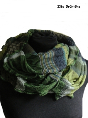 Invero Drehschal ZITA - 100% Schurwolle (Merino extra fein)