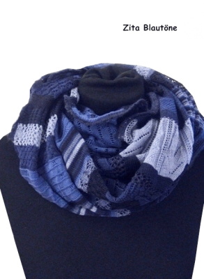 Invero Drehschal ZITA - 100% Schurwolle (Merino extra fein)