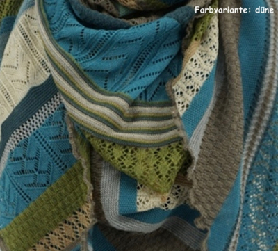Invero Drehschal ZITA - 100% Schurwolle (Merino extra fein)