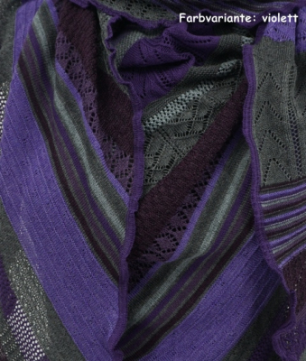 Invero Drehschal ZITA - 100% Schurwolle (Merino extra fein)