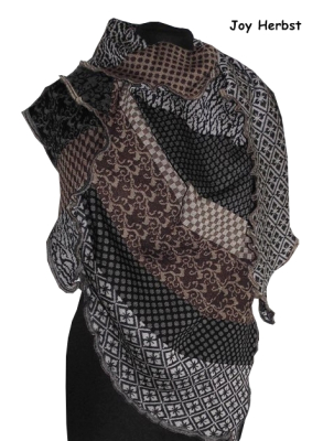 invero Dreiecktuch JOY - 100% Schurwolle (Merino extra fein)