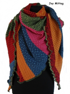 invero Dreiecktuch JOY - 100% Schurwolle (Merino extra fein)