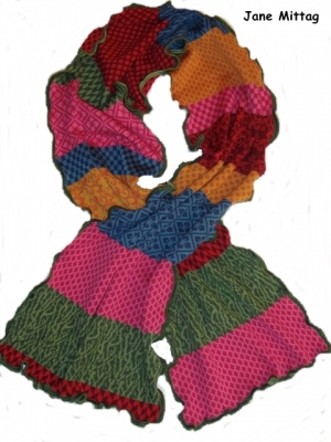 invero Schal JANE - 100% Schurwolle (Merino extra fein)