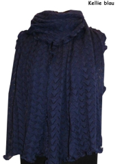 Invero Stola KELLIE - 100% Schurwolle (Merino extra fein)