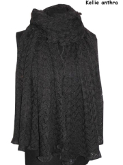 Invero Stola KELLIE - 100% Schurwolle (Merino extra fein)