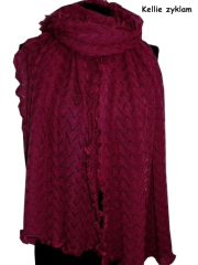 Invero Stola KELLIE - 100% Schurwolle (Merino extra fein)