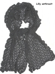 Invero Schal LILLY - 100% Schurwolle (Merino extra fein)