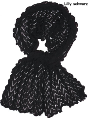 Invero Schal LILLY - 100% Schurwolle (Merino extra fein)