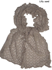 Invero Schal LILLY - 100% Schurwolle (Merino extra fein)