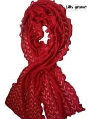 Invero Schal LILLY - 100% Schurwolle (Merino extra fein)