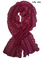 Invero Schal LILLY - 100% Schurwolle (Merino extra fein)