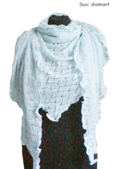 Invero SUSI Dreiecktuch - 100% Schurwolle (Merino extra fein)