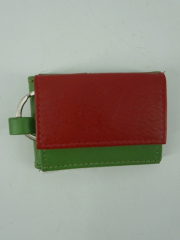 Minib�rse mit Schl�sselring - 100% Leder