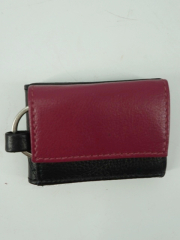 Minib�rse mit Schl�sselring - 100% Leder