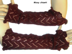 Invero Stulpen MISSY - 100% Schurwolle (Merino extra fein)
