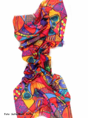 Salto Schal Wonka - 80% Baumwolle / 20% Seide