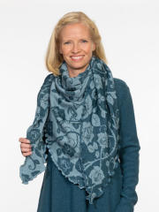 Invero Dreiecktuch Aurora - 100% Schurwolle (Merino extra fein)