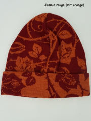 Invero M�tze Jasmin - 100% Schurwolle (Merino extra fein)