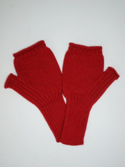 Invero Armstulpen Karina (mit Daumen) - 100% Schurwolle (Merino extra fein)