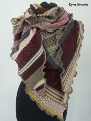 Invero KYRA Tuch - 100% Schurwolle (Merino extra fein)