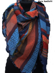 Invero KYRA Tuch - 100% Schurwolle (Merino extra fein)