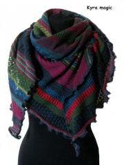 Invero KYRA Tuch - 100% Schurwolle (Merino extra fein)