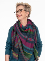 Invero KYRA Tuch - 100% Schurwolle (Merino extra fein)