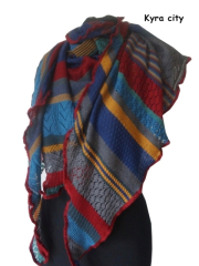 Invero KYRA Tuch - 100% Schurwolle (Merino extra fein)