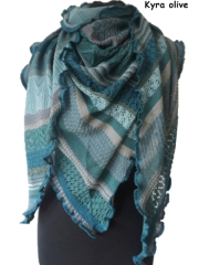 Invero KYRA Tuch - 100% Schurwolle (Merino extra fein)