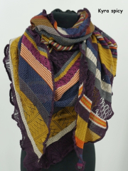 Invero KYRA Tuch - 100% Schurwolle (Merino extra fein)