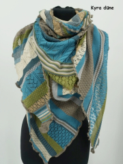 Invero KYRA Tuch - 100% Schurwolle (Merino extra fein)