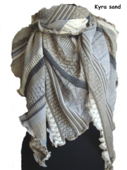 Invero KYRA Tuch - 100% Schurwolle (Merino extra fein)