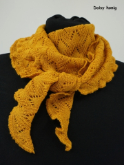 Invero mini scarf Daisy - 100% Schurwolle (Merino extra fein)