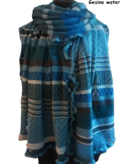 Invero Stola GESINE - 100% Schurwolle (Merino extra fein)