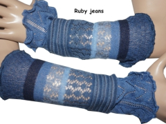 Invero Stulpen RUBY - 100% Schurwolle (Merino extra fein)