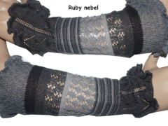 Invero Stulpen RUBY - 100% Schurwolle (Merino extra fein)
