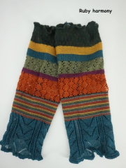 Invero Stulpen RUBY - 100% Schurwolle (Merino extra fein)
