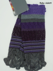 Invero Stulpen RUBY - 100% Schurwolle (Merino extra fein)