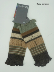 Invero Stulpen RUBY - 100% Schurwolle (Merino extra fein)