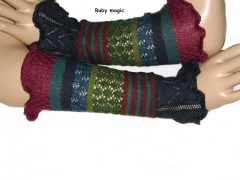 Invero Stulpen RUBY - 100% Schurwolle (Merino extra fein)