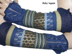 Invero Stulpen RUBY - 100% Schurwolle (Merino extra fein)