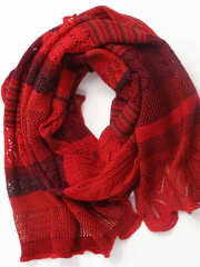 Invero Schal MANU - 100% Schurwolle (Merino extra fein)