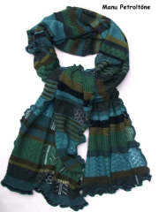Invero Schal MANU - 100% Schurwolle (Merino extra fein)