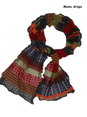 Invero Schal MANU - 100% Schurwolle (Merino extra fein)