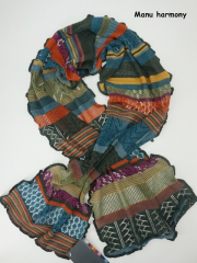 Invero Schal MANU - 100% Schurwolle (Merino extra fein)