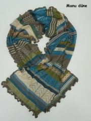 Invero Schal MANU - 100% Schurwolle (Merino extra fein)