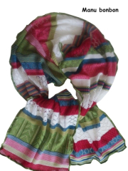Invero Schal MANU - 100% Schurwolle (Merino extra fein)