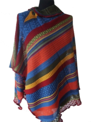 invero Poncho TRIXI - 100% Schurwolle (Merino extra fein)
