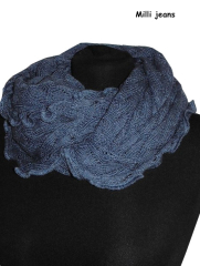 Invero Drehschal Milli - 100% Schurwolle (Merino extra fein)
